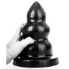 All Black Plug AB96 Triple Pleasure M 23 x 13cm